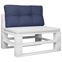 vidaXL Palldyna marinblå 80x40x12 cm tyg