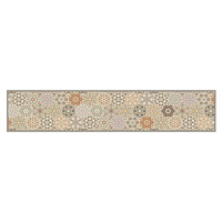 vidaXL Köksmatta maskintvättbar Hexagon pastell 60x300 cm sammet