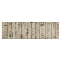 vidaXL Köksmatta maskintvättbar staket 45x150 cm sammet