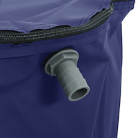 vidaXL Vattentank med kran vikbar 1350 L PVC