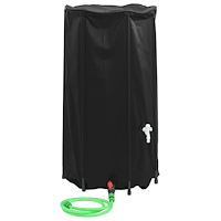 vidaXL Vattentank med kran vikbar 100 L PVC