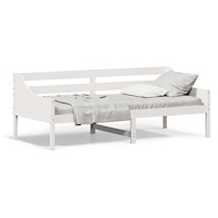 vidaXL Dagbädd utan madrass vit 80x200 cm massiv furu