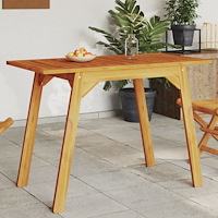 vidaXL Matbord för trädgården 110x56x75 cm massivt akaciaträ
