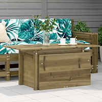 vidaXL Trädgårdsbord 100x50x75 cm impregnerad furu