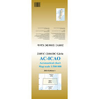Kartförlaget ACICAO 2105C/2104DC Gävle 2024 : Skala 1:500 000