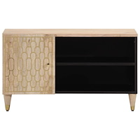 vidaXL Tv-bänk 80x31x46 cm massivt mangoträ