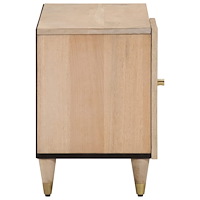 vidaXL Tv-bänk 80x31x46 cm massivt mangoträ