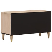 vidaXL Tv-bänk 80x31x46 cm massivt mangoträ