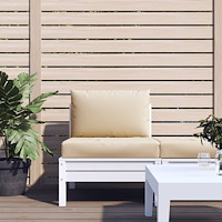 vidaXL Palldynor 2 st beige oxfordtyg