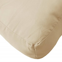 vidaXL Palldynor 3 st beige oxfordtyg