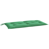 vidaXL Bänkdynor för trädgården 2st grön 100x50x7cm oxfordtyg
