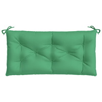 vidaXL Bänkdynor för trädgården 2st grön 100x50x7cm oxfordtyg