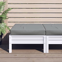 vidaXL Palldyna grå 60x60x9,5 cm oxfordtyg