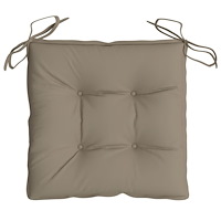 vidaXL Palldynor 6 st taupe 50x50x7 cm oxfordtyg