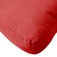 vidaXL Palldyna röd 60x60x9,5 cm oxfordtyg