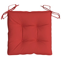 vidaXL Palldynor 6 st röd 50x50x7 cm oxfordtyg