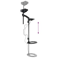 vidaXL Metalldetektor autotune 18 cm sökdjup med pinpoint