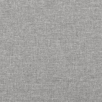 vidaXL sängram utan madrass ljusgrå 120x190 cm tyg