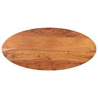 vidaXL Bordsskiva 90x40x3,8 cm oval massivt akaciaträ
