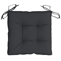 vidaXL Palldynor 2 st svart 50x50x7 cm oxfordtyg