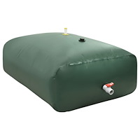 vidaXL Vattentank med kran vikbar 5000 L PVC