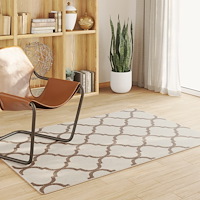 vidaXL Matta kort lugg flerfärgad inomhus/utomhus 120x180 cm halkfri