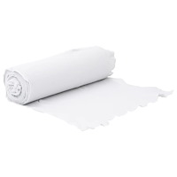 vidaXL Ogräsduk 1x10 m polyesterfiber vit
