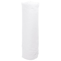 vidaXL Ogräsduk 1x50 m polyesterfiber vit