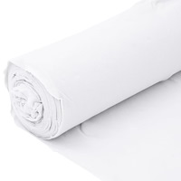 vidaXL Ogräsduk 1x50 m polyesterfiber vit