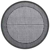 vidaXL Utomhusmatta ARAKIL grå Ø120 cm PP