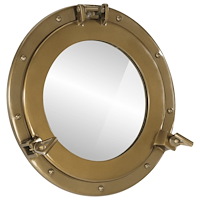 vidaXL Väggspegel Ø38 aluminium och glas