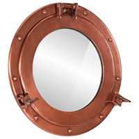 vidaXL Väggspegel Ø38 aluminium och glas