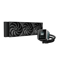 Deepcool Industries DeepCool MYSTIQUE 360 Processor Allt-i-ett vätskekylare 12 cm Svart 1 styck