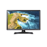 LG Electronics LG HD 24TQ510S-PZ TV-apparat 59,9 cm (23.6") Smart-TV Wi-Fi Svart, Grå 250 cd/m²