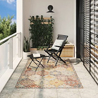 vidaXL Golvmatta ARBIZU inomhus/utomhus vintage design 160x230 cm