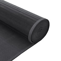 vidaXL Matta rektangulär grå 70x200 cm bambu