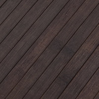 vidaXL Matta rektangulär mörkbrun 80x300 cm bambu
