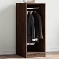vidaXL Garderob brun ek 48x41x102 cm konstruerat trä