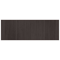 vidaXL Matta rektangulär mörkbrun 70x200 cm bambu