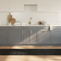 vidaXL Matta rektangulär svart 60x300 cm bambu