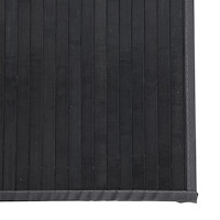 vidaXL Matta rektangulär grå 100x1000 cm bambu