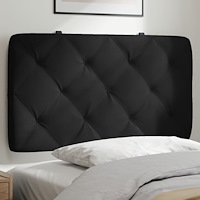 vidaXL Dyna till huvudgavel svart 90 cm sammet
