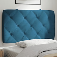 vidaXL Dyna till huvudgavel blå 90 cm sammet