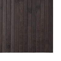 vidaXL Matta rektangulär mörkbrun 70x100 cm bambu