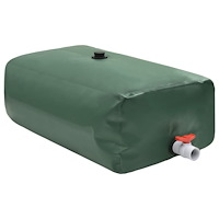 vidaXL Vattentank med kran vikbar 360 L PVC