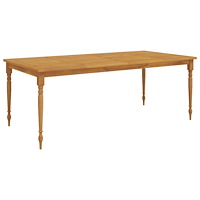 vidaXL Bataviabord 200x100x75 cm massiv teak