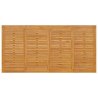 vidaXL Bataviabord 200x100x75 cm massiv teak