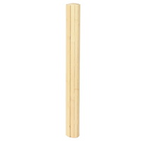 vidaXL Matta rektangulär ljus naturlig 80x100 cm bambu