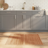 vidaXL Matta rektangulär naturlig 80x100 cm bambu
