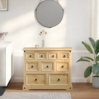 vidaXL Byrå Corona 101x45x82 cm massiv furu